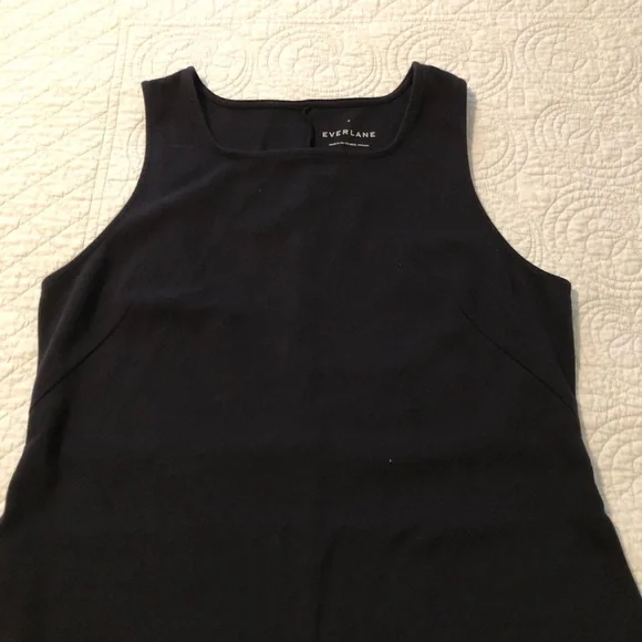 Everlane Party of One black tank dress. Size medium. - Picture 4 of 10